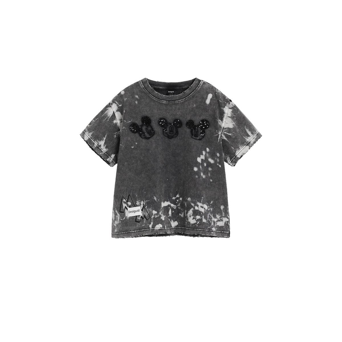 T-shirt tie-dye Mickey™ noir, DESIGUAL