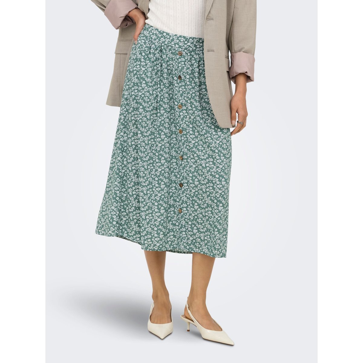 Jupe balsam green 1, ONLY