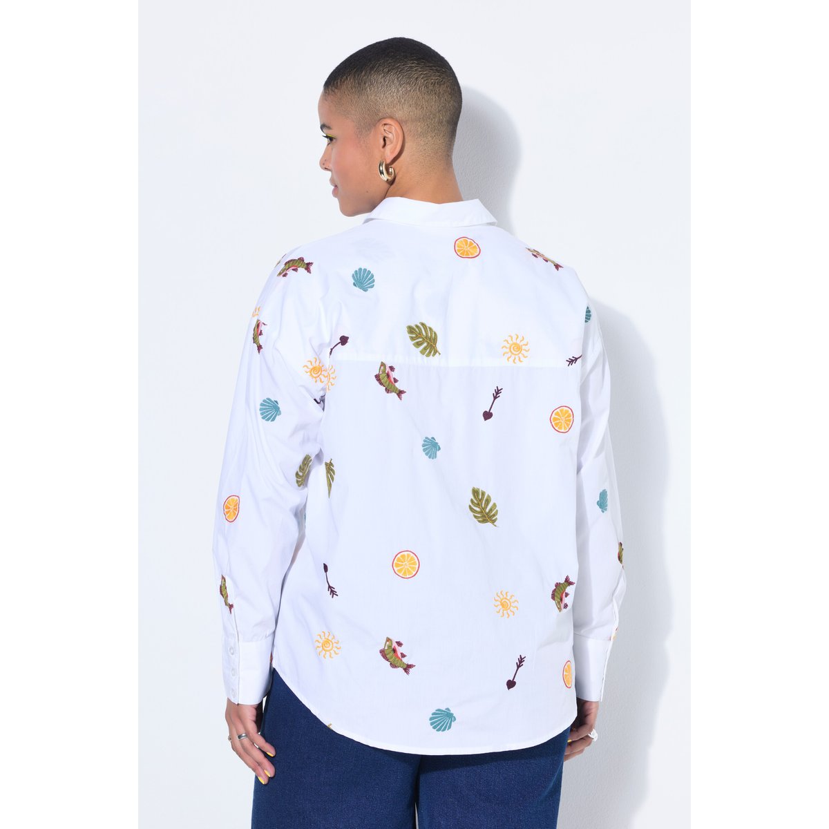 Chemisier coupe oversize blanc cassé, STUDIO UNTOLD