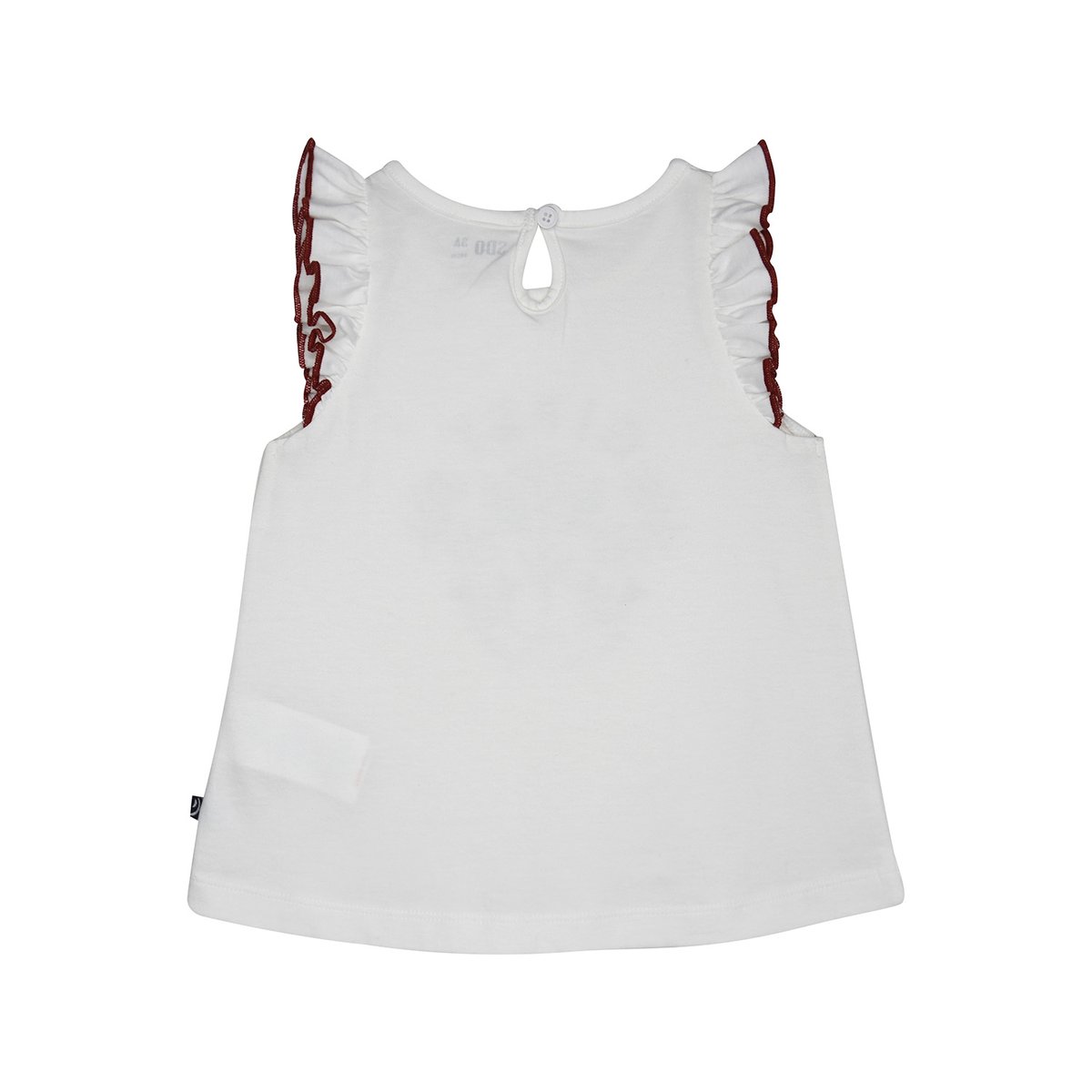 Tshirt lorenza sans manches enfant beige, SUCRE D'ORGE
