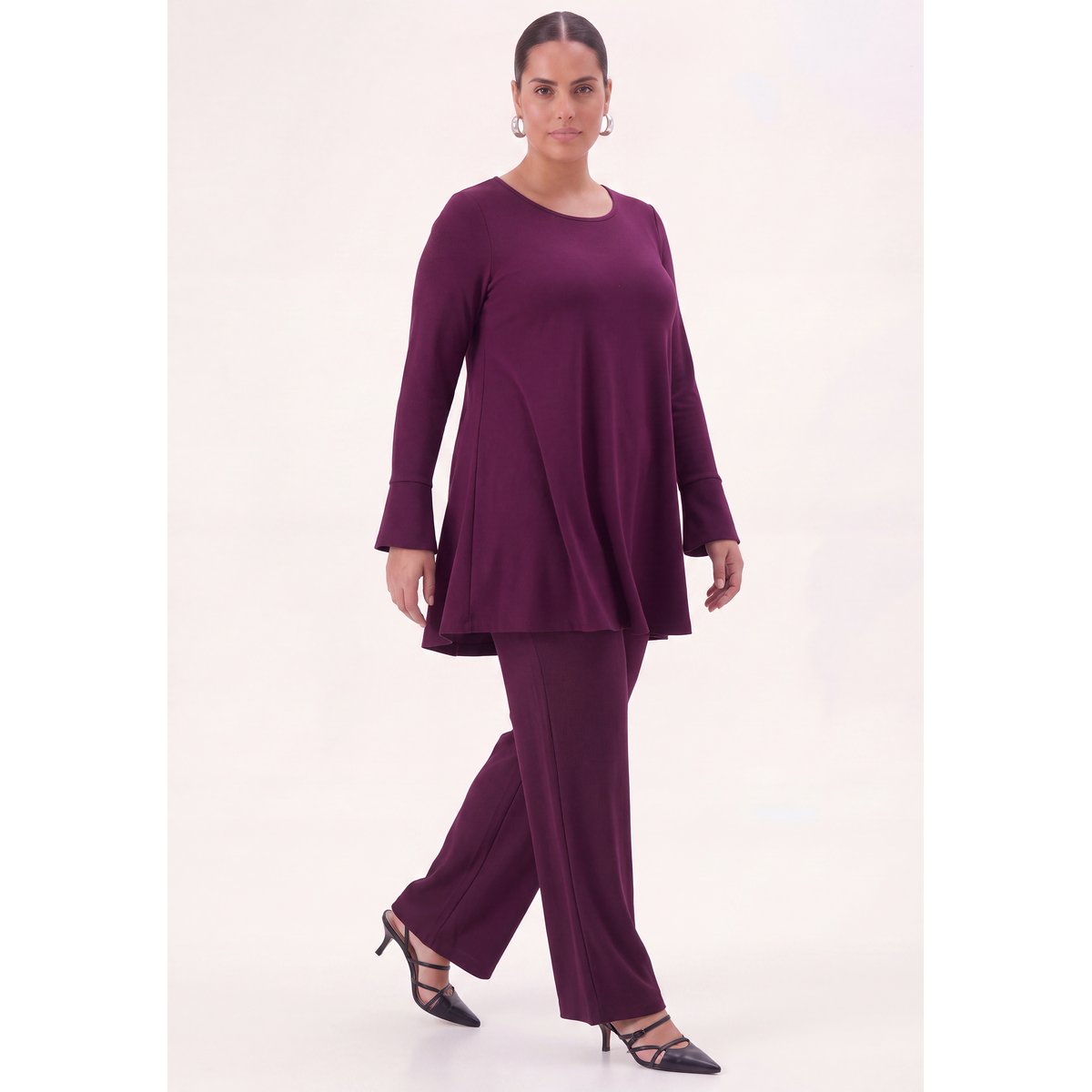 Tunique avec manches longues violet, YOEK