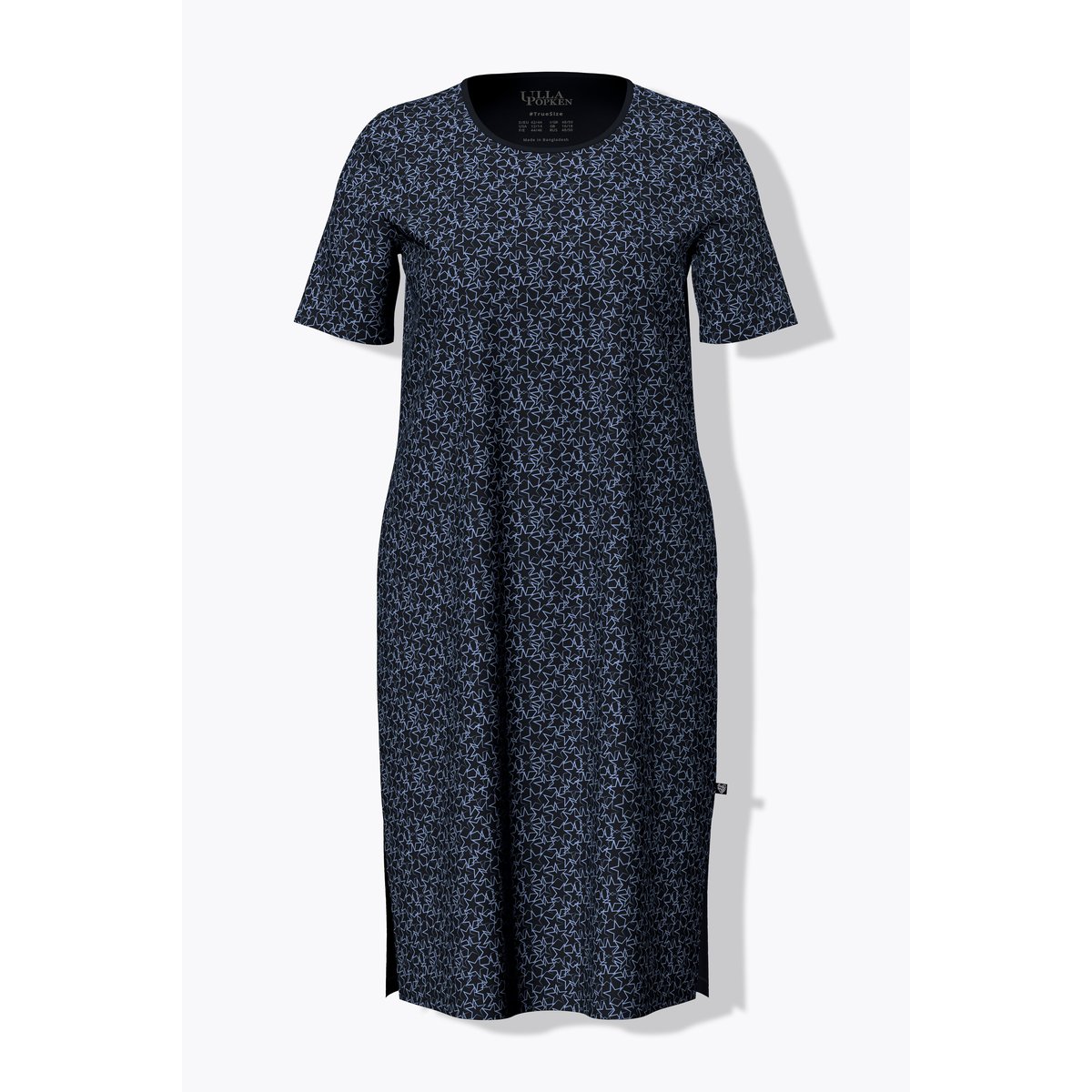 Chemise de nuit à motif noir, ULLA POPKEN