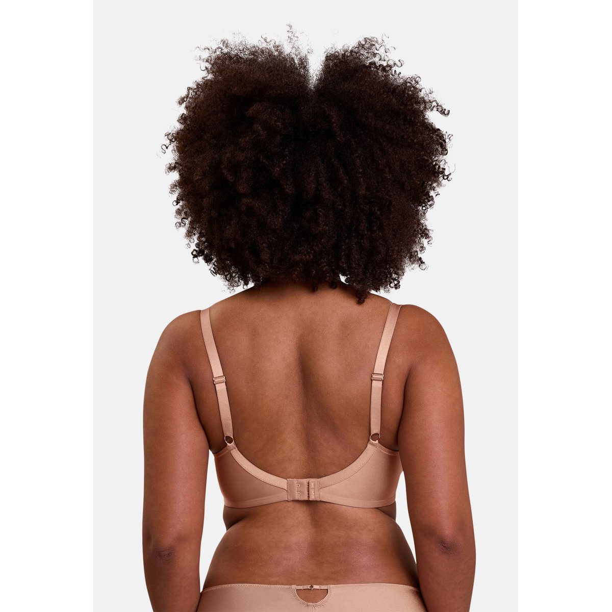 Soutien-gorge corbeille GEORGIA broderie multicolore fond tuscany, SANS COMPLEXE