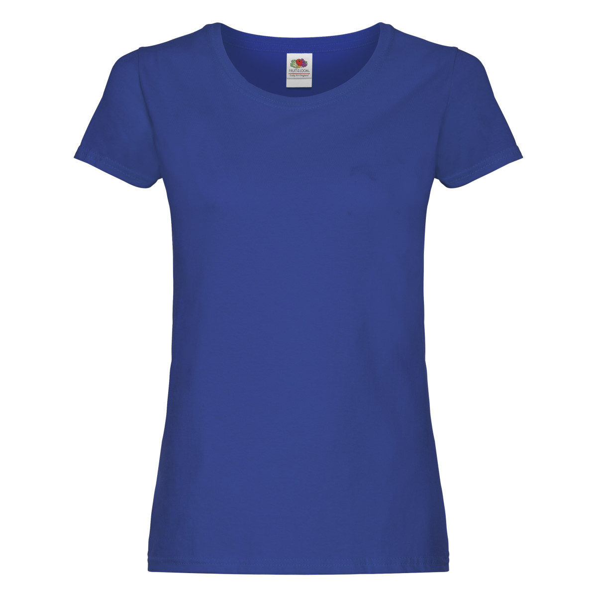 T-shirt bleu roi, FRUIT OF THE LOOM
