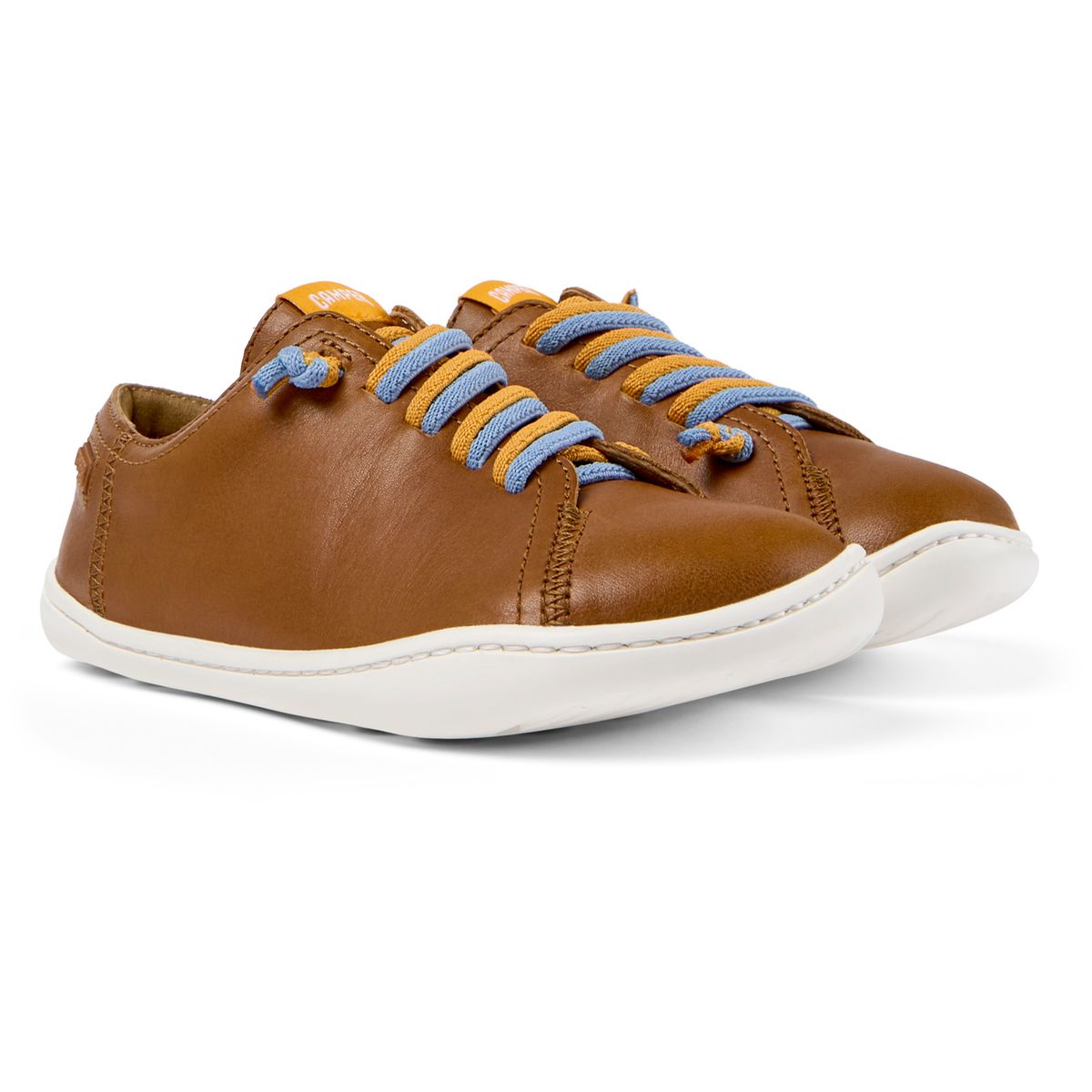 Baskets Cuir PEU CAMI marron moyen, CAMPER