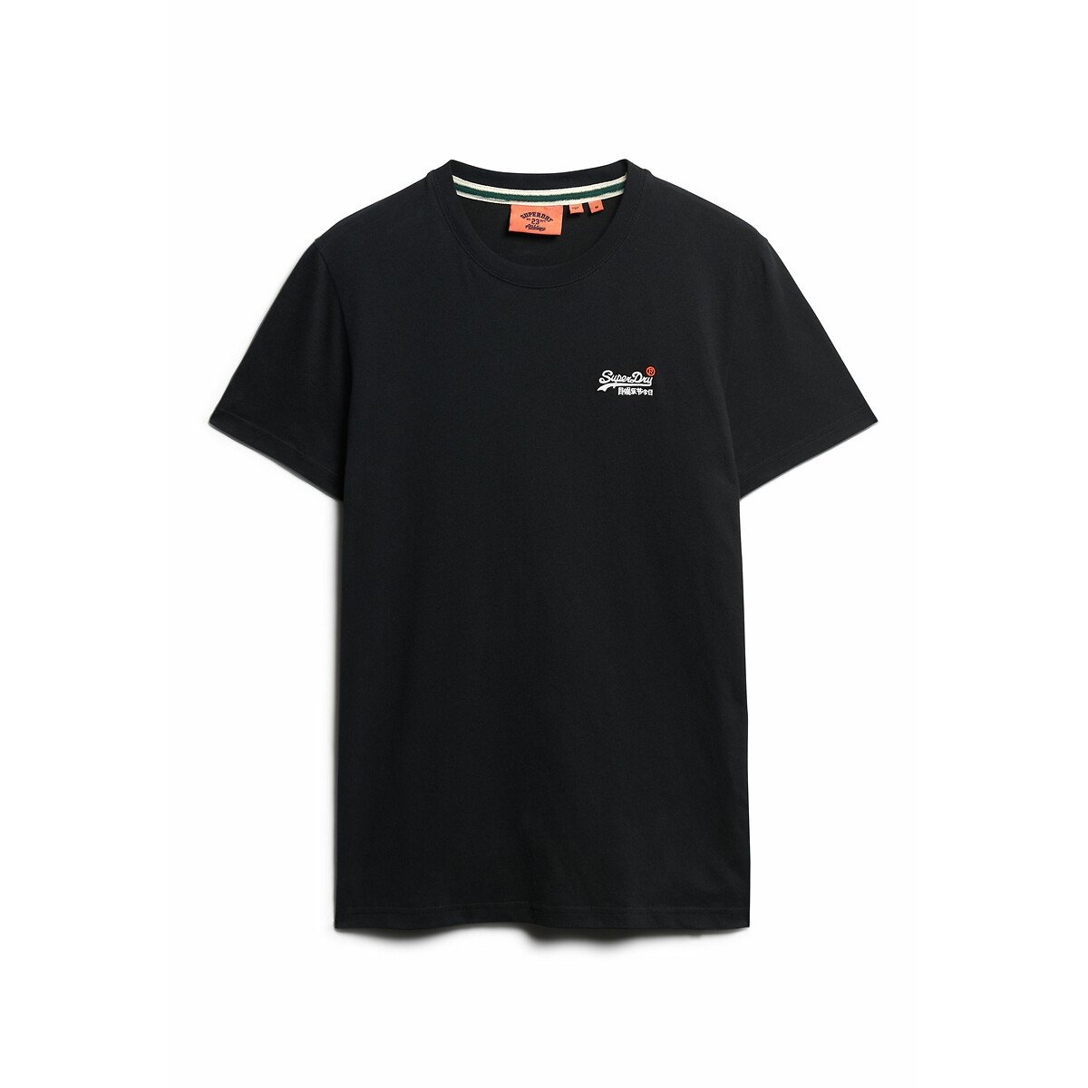 T-shirt Essential Logo noir/orange, SUPERDRY
