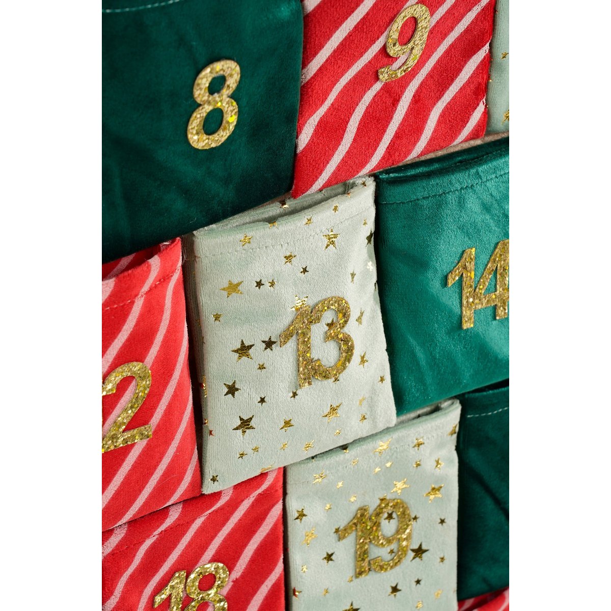 Calendrier de l'Avent vert, MICA DECORATIONS