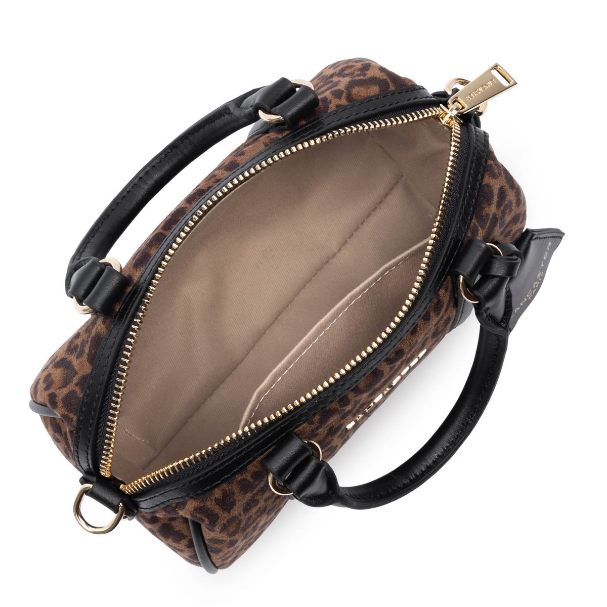 Sac polochon JUNGLE marron léopard, LANCASTER