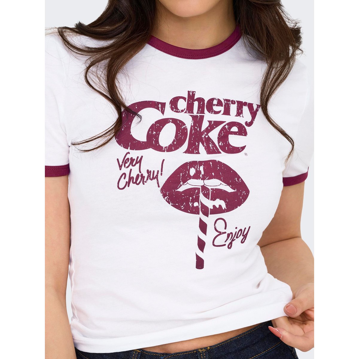 T-Shirt cloud dancer, ONLY