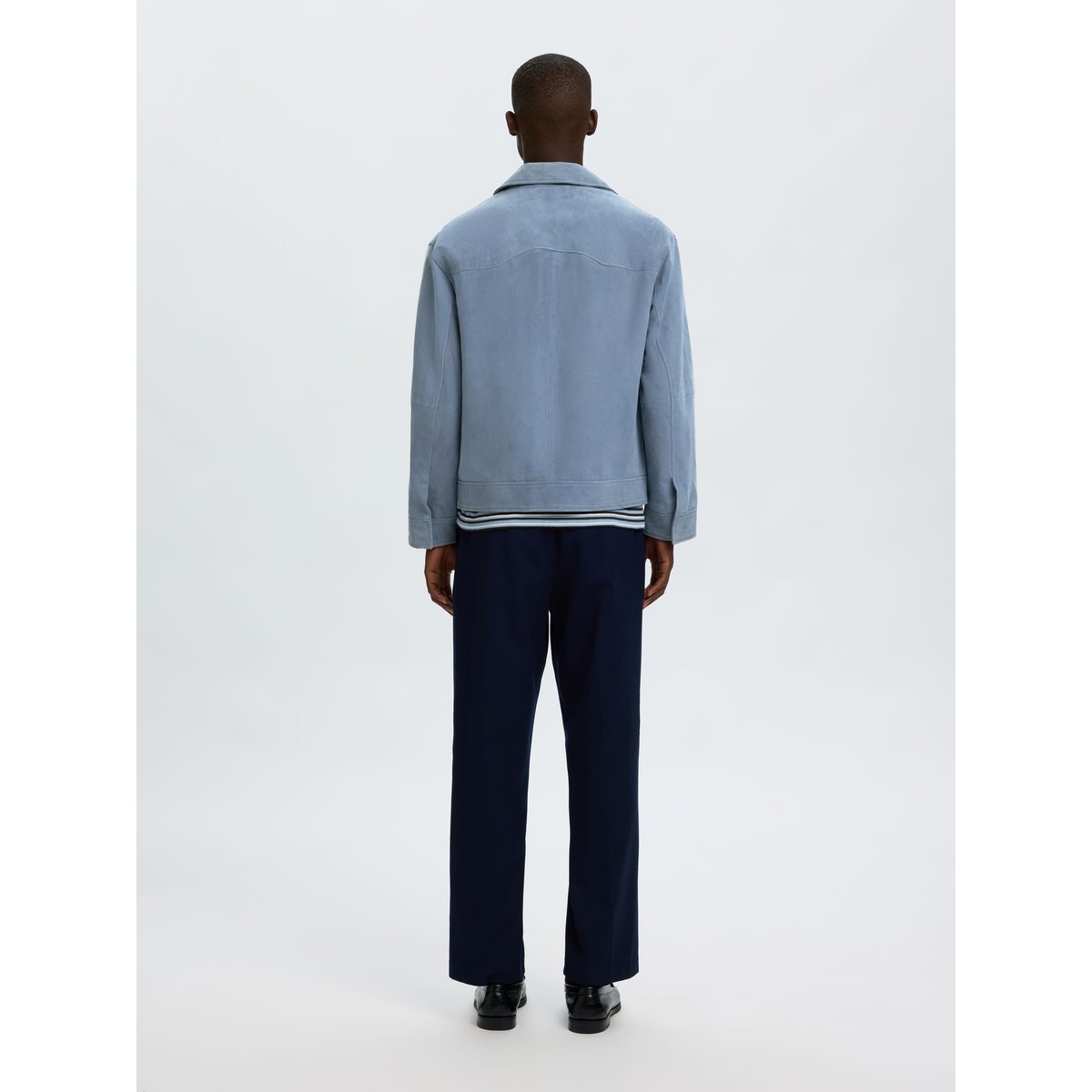 Veste gris - blue mirage1, SELECTED