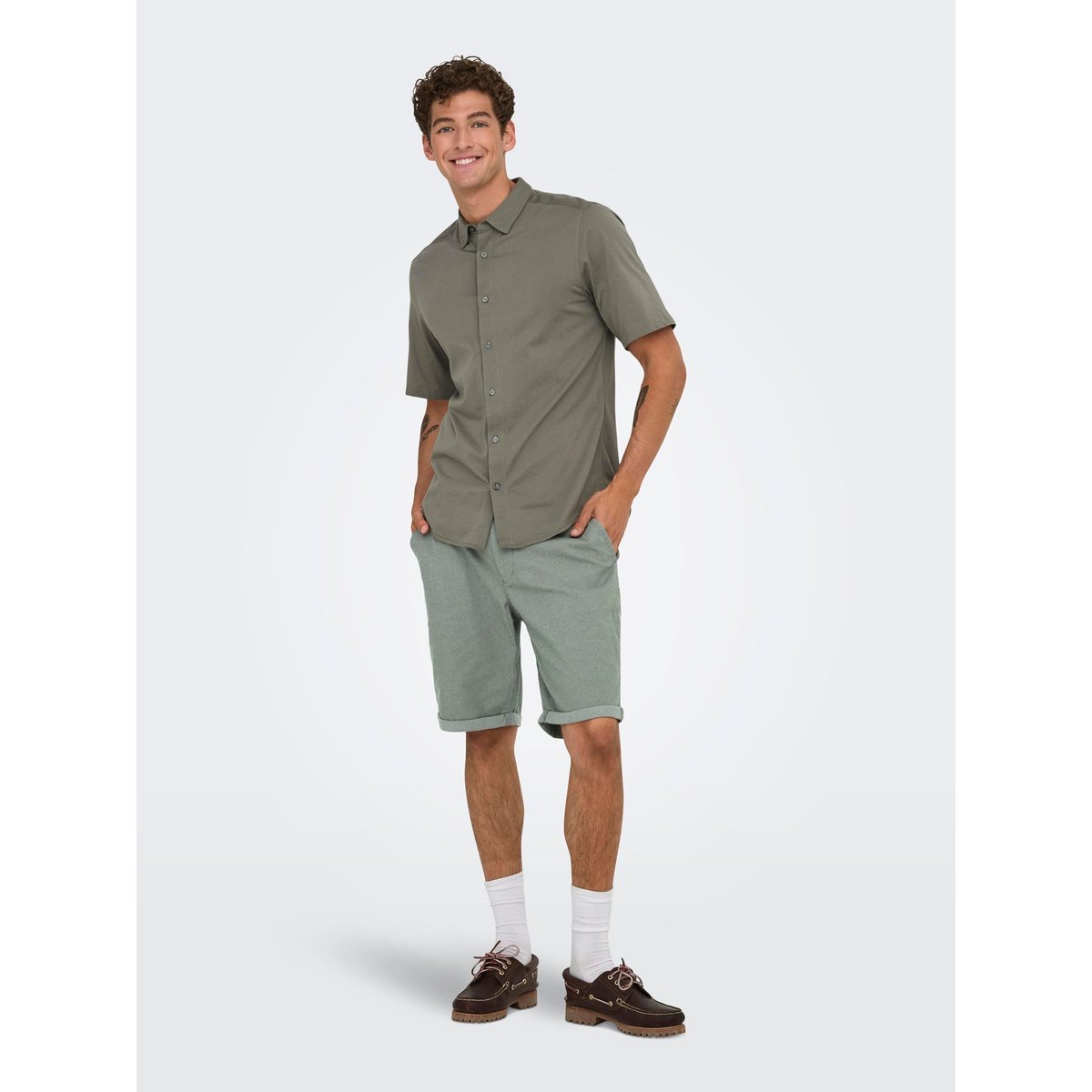 Short Chino ultimate grey, ONLY & SONS