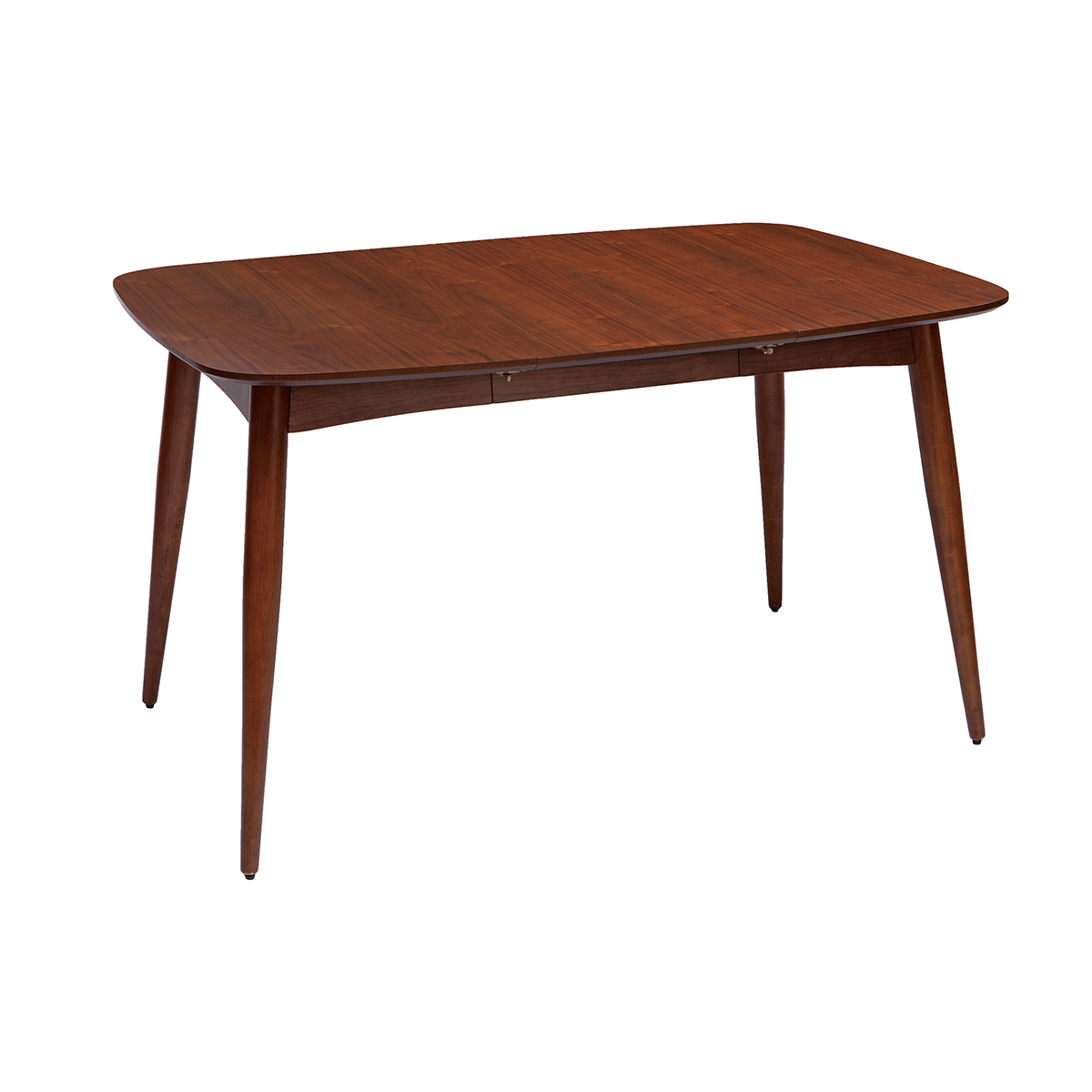 Table à manger extensible carrée en bois L90-130 cm NORDECO noyer, MILIBOO
