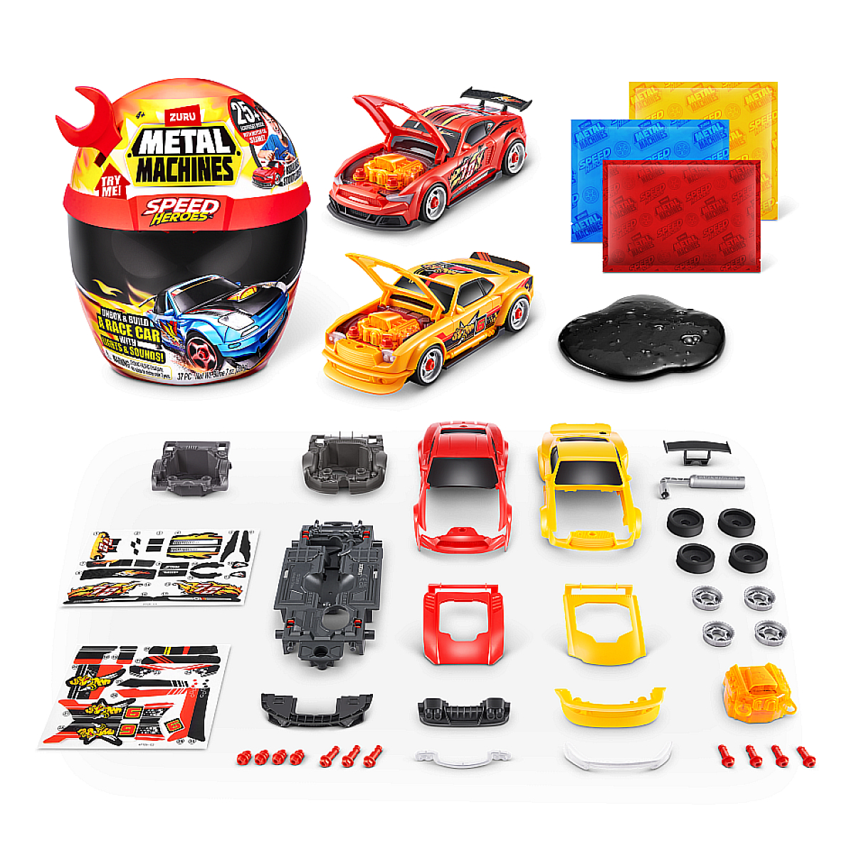 Box metal machines - Speed heroes couleur unique, ZURU