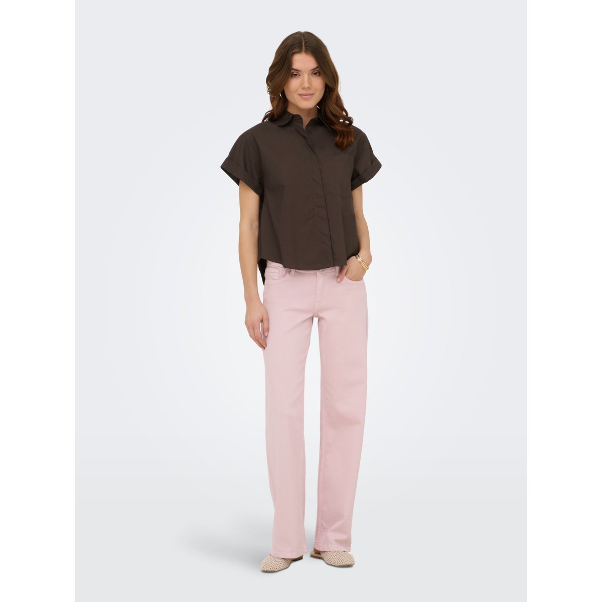 Chemise coffee bean, ONLY