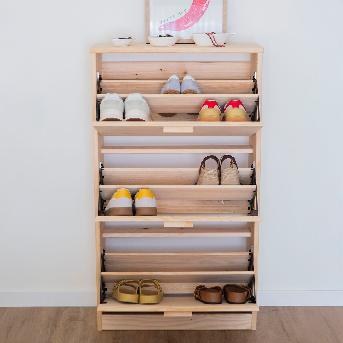 Armoire à chaussures - Natura bois clair, EUROPE & NATURE