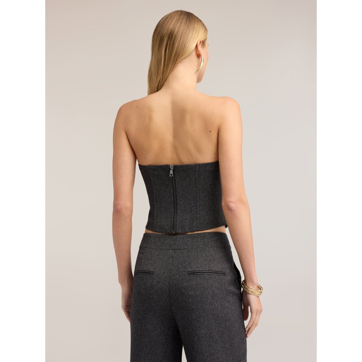 Bustier teint fil gris, MOTIVI