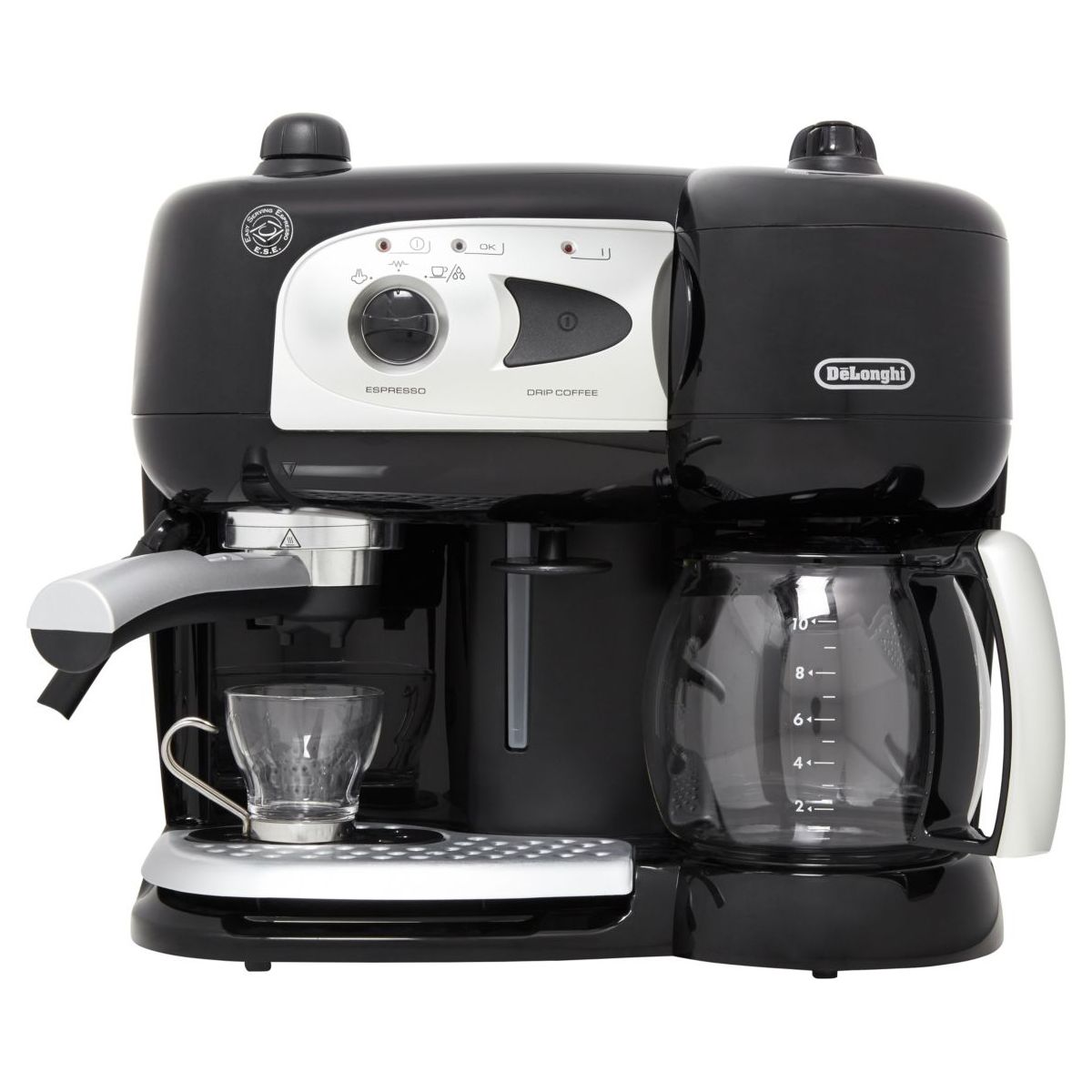 Expresso combiné cafetière BCO 261B.1 Noir noir, DELONGHI