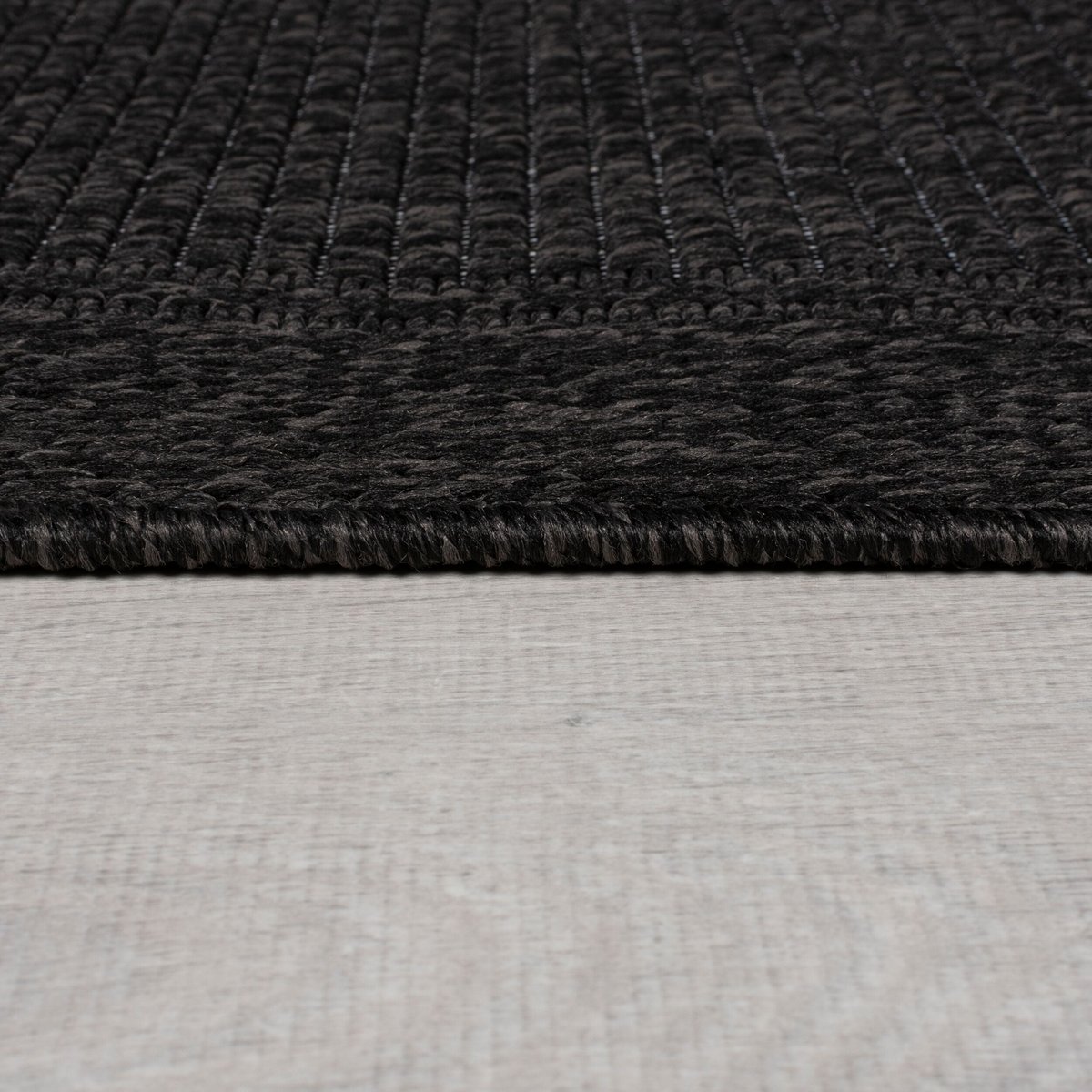 Tapis effet jute ALFRESCO charbon, FLAIR RUGS
