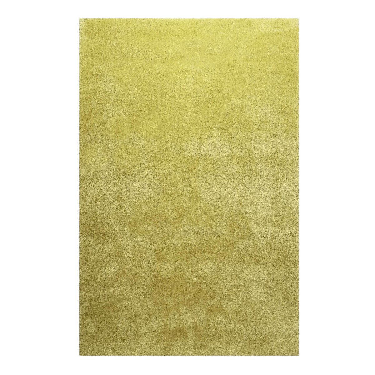 Tapis à poils longs doux pour salon , PISA jaune moutarde, HOMIE LIVING