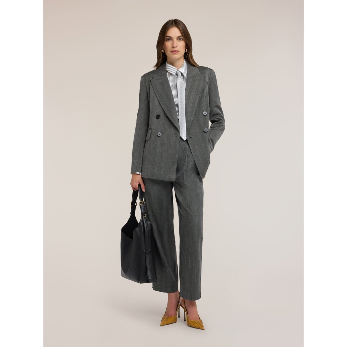 Veste croisée gris, MOTIVI