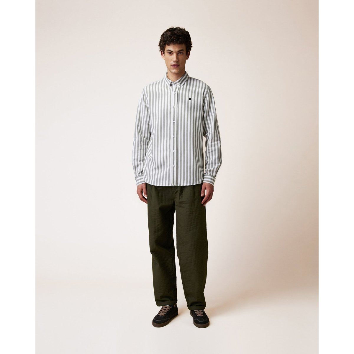 Chino en toile kaki, FAGUO