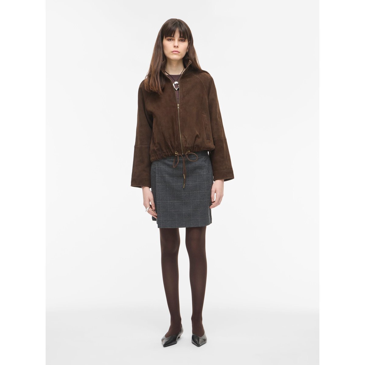 Veste marron - seal brown1, ROUGE EDIT