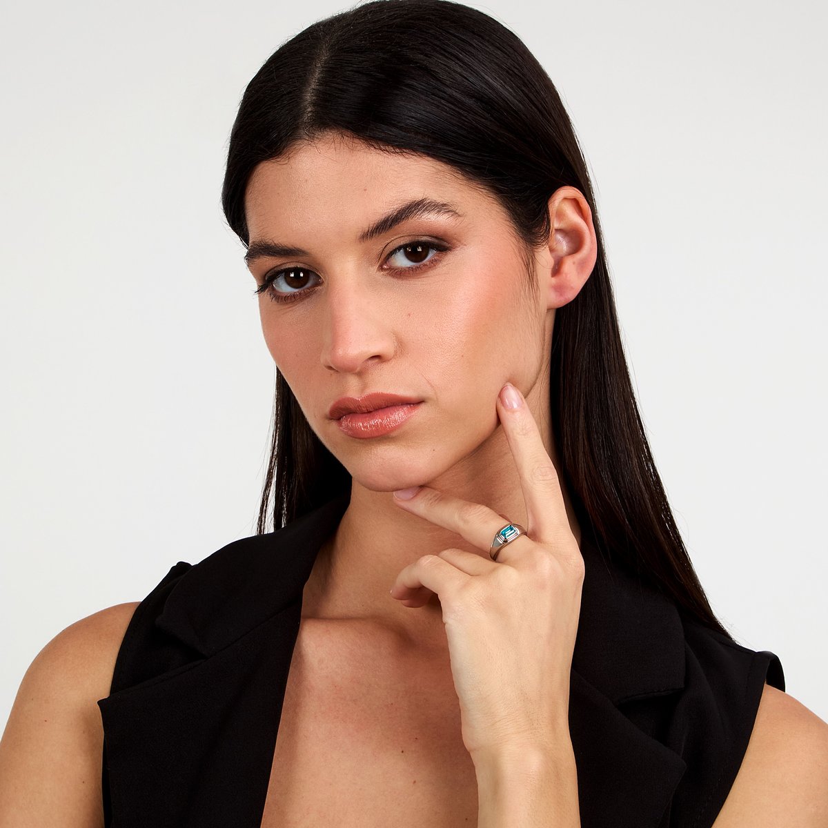 Bague T-DESIGN acier inoxydable, TRUSSARDI