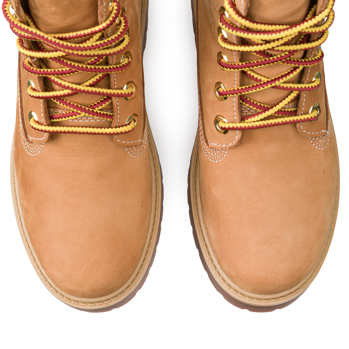 Bottines compensées à lacets STONE STREET MID 6 INCH LAC miel, TIMBERLAND