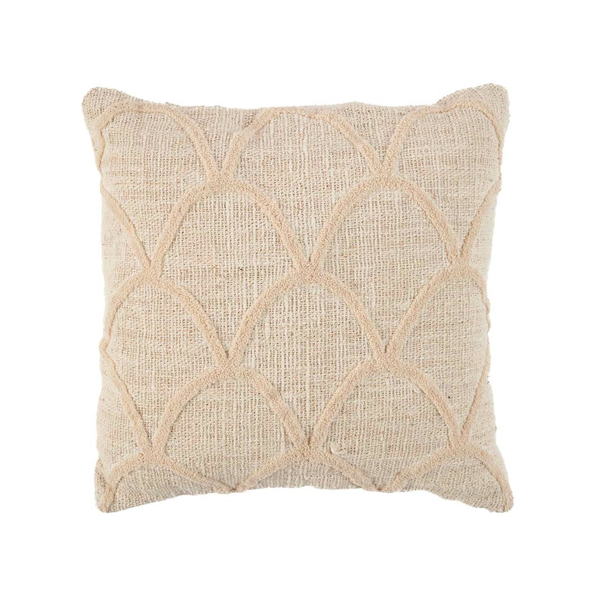 Housse de coussin en coton SAHARA beige, BAZAR BIZAR
