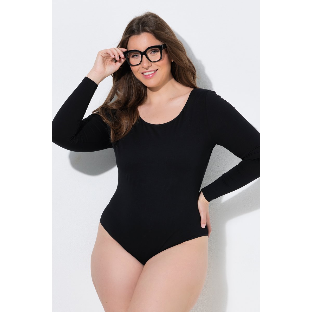 Body coupe Slim Fit noir, ULLA POPKEN