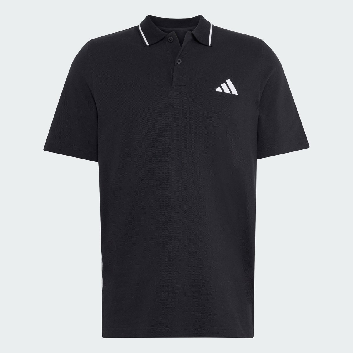 Polo Piqué 3 Bandes Essentials Polo Piqué 3 Bandes Essentials black / white, ADIDAS SPORTSWEAR