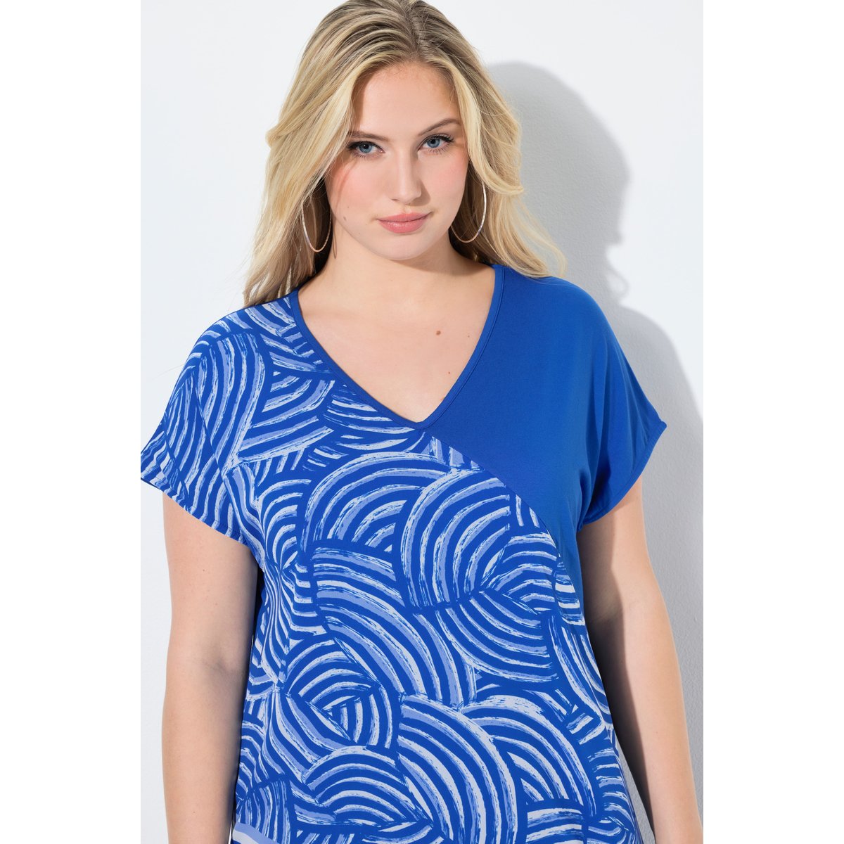 Robe en jersey oversize bleu azur, ULLA POPKEN