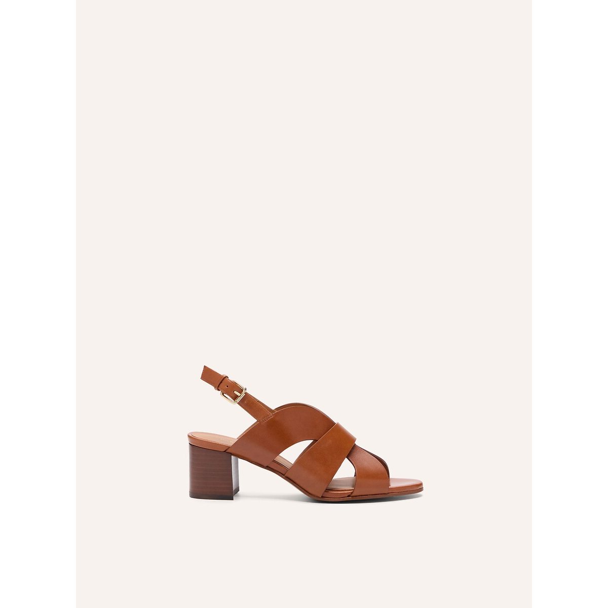 Sandales trotteur en cuir n°551 cognac, RIVECOUR