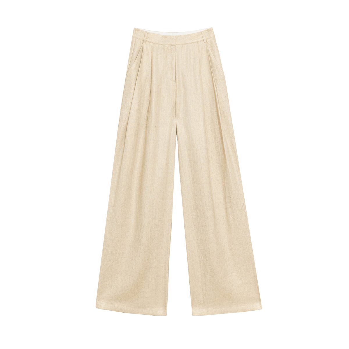 Pantalon large uni PALINA 68-dore, LA PETITE ETOILE