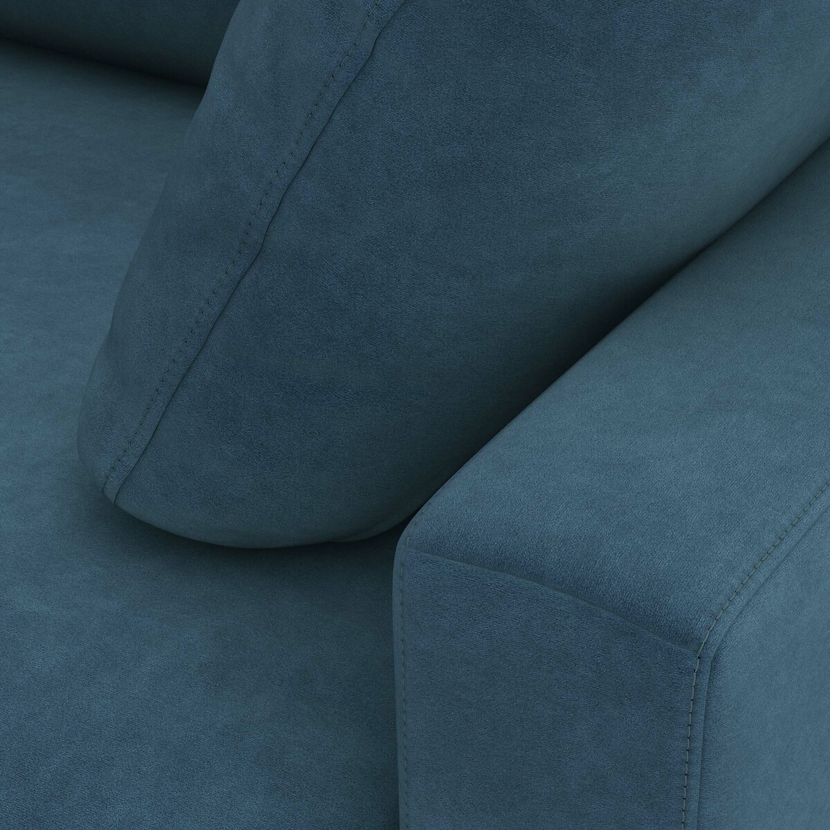 Canapé convertible 2, 3 ou 4 places, premium HR, en velours, TIMOR bleu de prusse, LA REDOUTE INTERIEURS