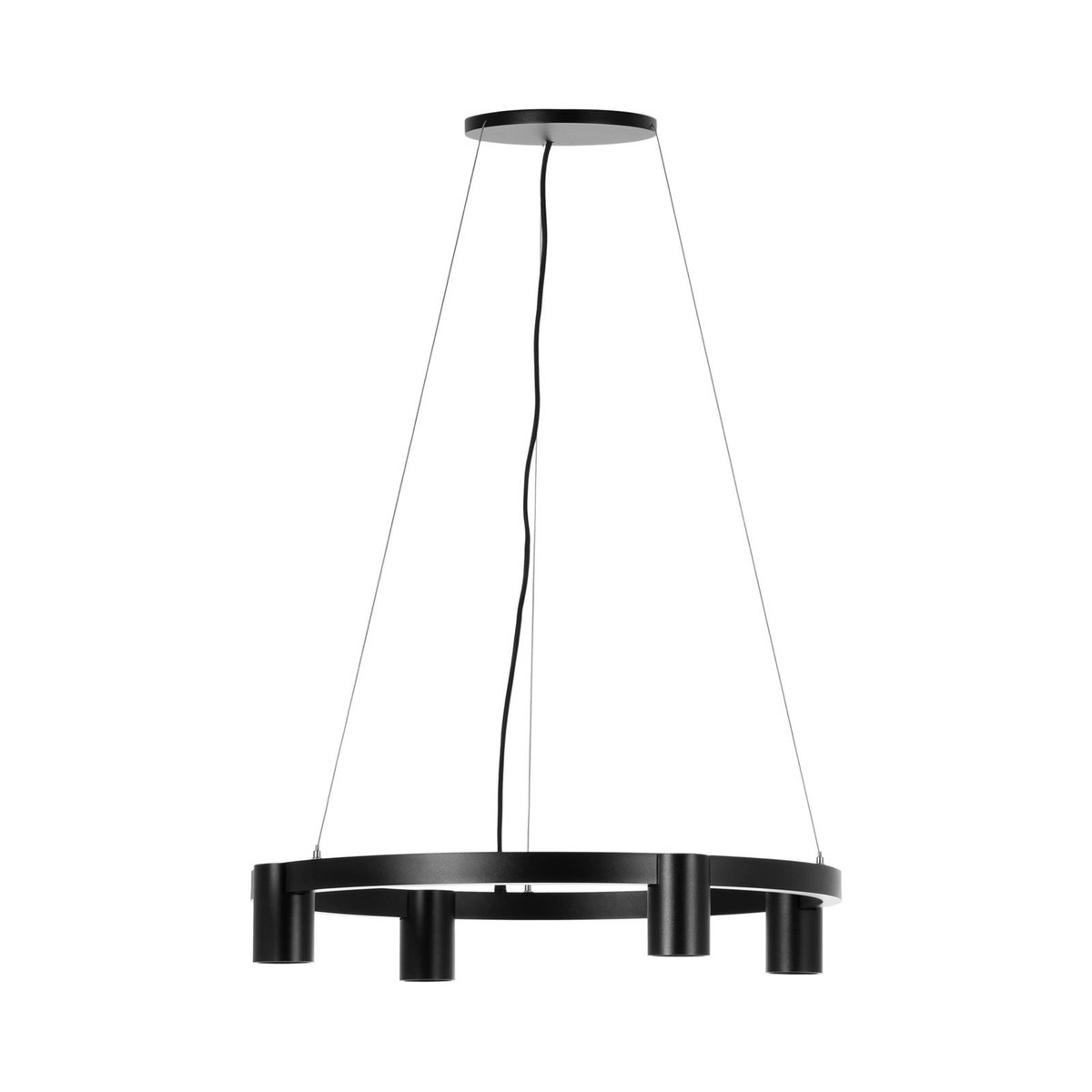 Suspension en aluminium moderne, Brinja noir, ARCCHIO