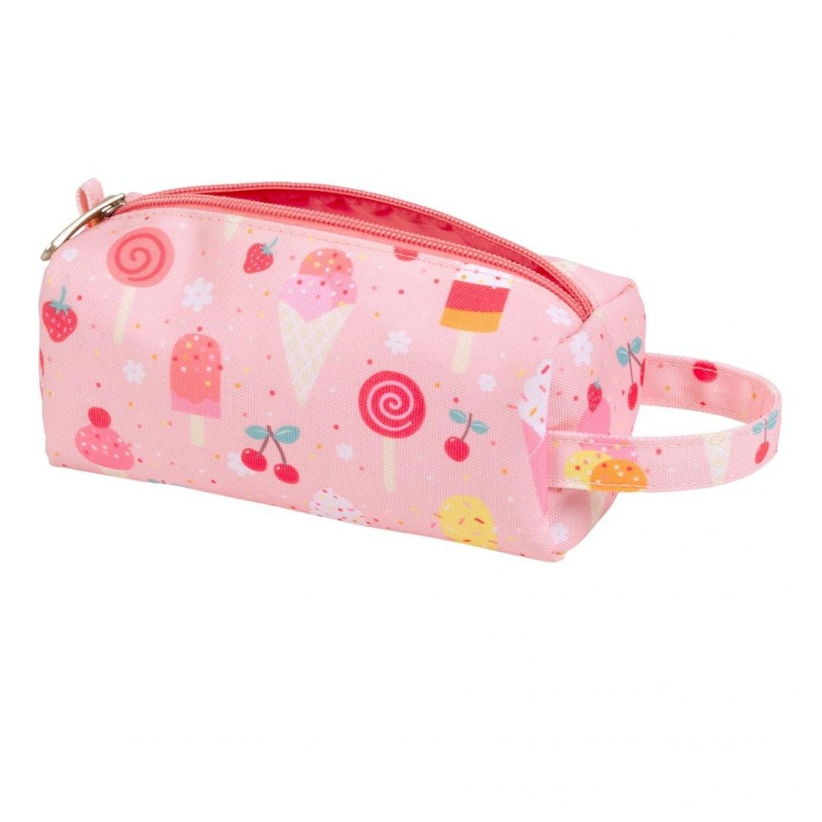 Trousse Crème glacée rose, jaune, rouge, A LITTLE LOVELY COMPANY