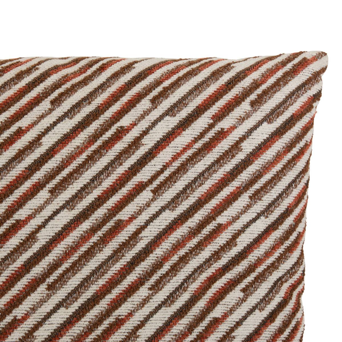 Coussin carré MOSAI terracotta, ATMOSPHERA