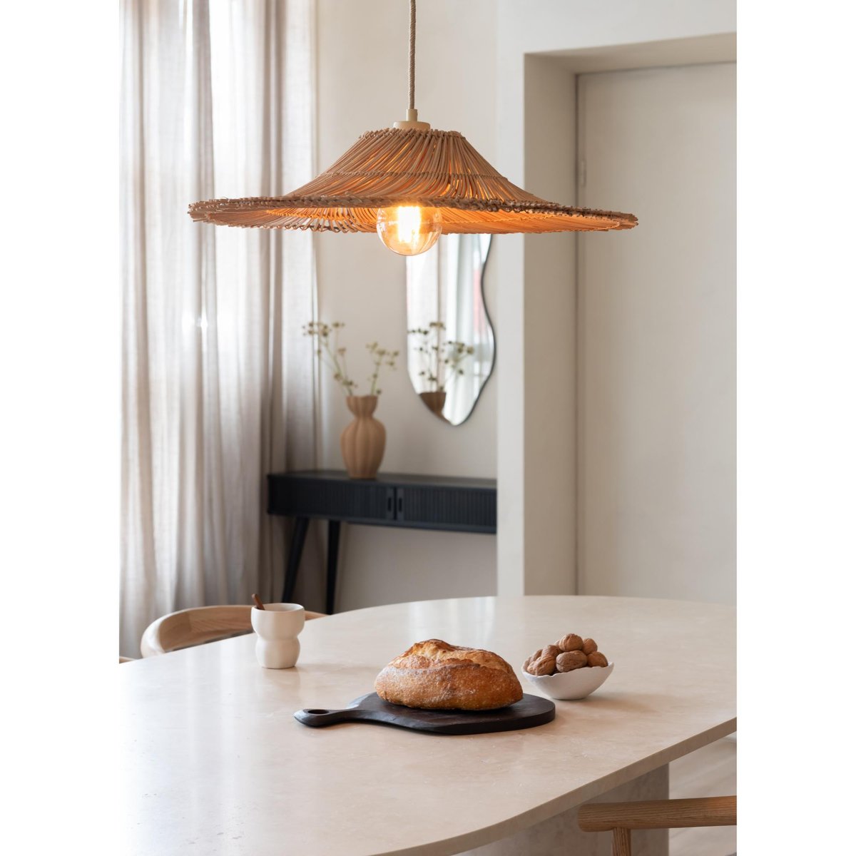 Lampe Suspendue Rotin CANCUN naturel, GOOD & MOJO