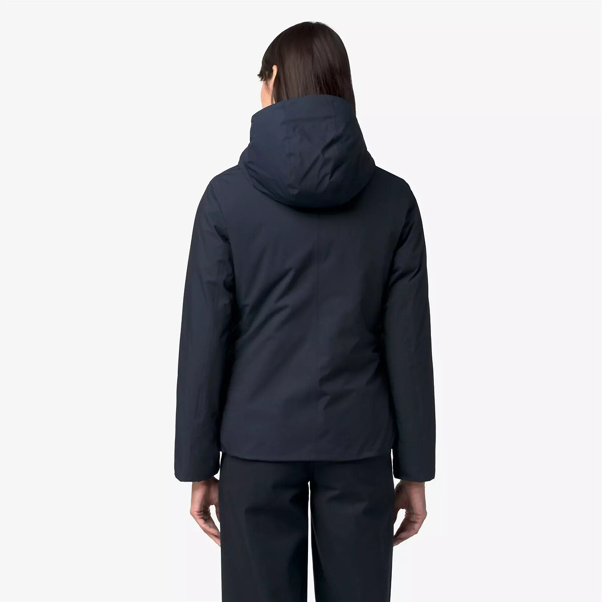 Coupe-vent mi-long, LIL TWILL SOFT BEAVER bleu gris, K-WAY