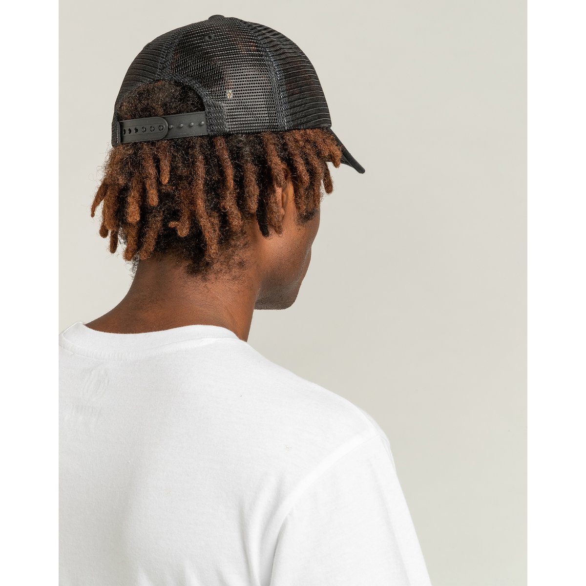 Casquette trucker ICON MESH noir all black, ELEMENT