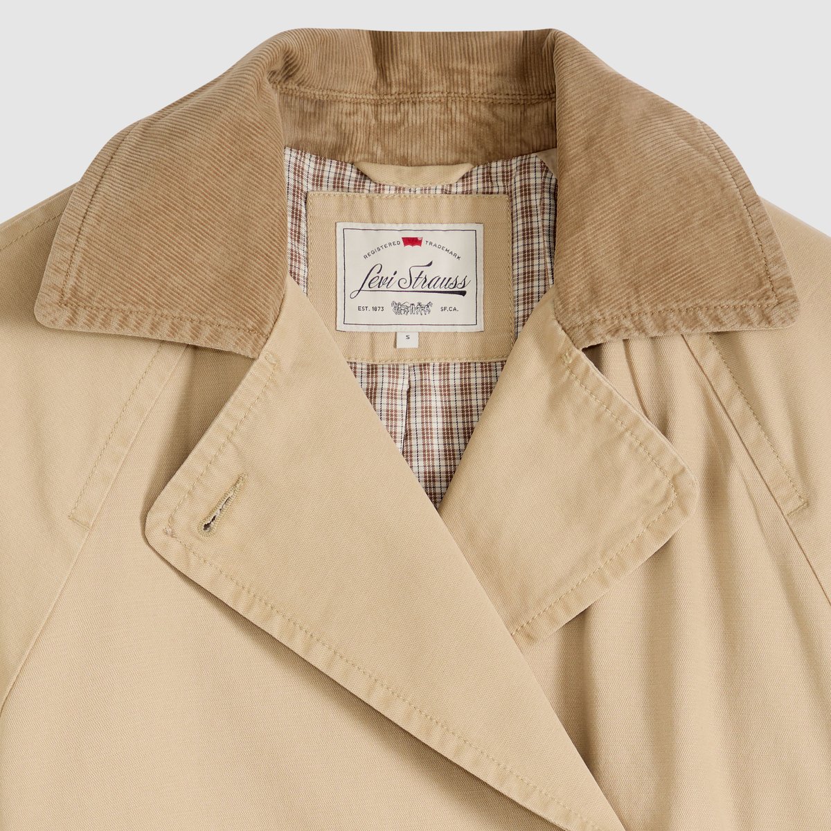 Trench long Classic Bree beige - travertine, LEVI'S