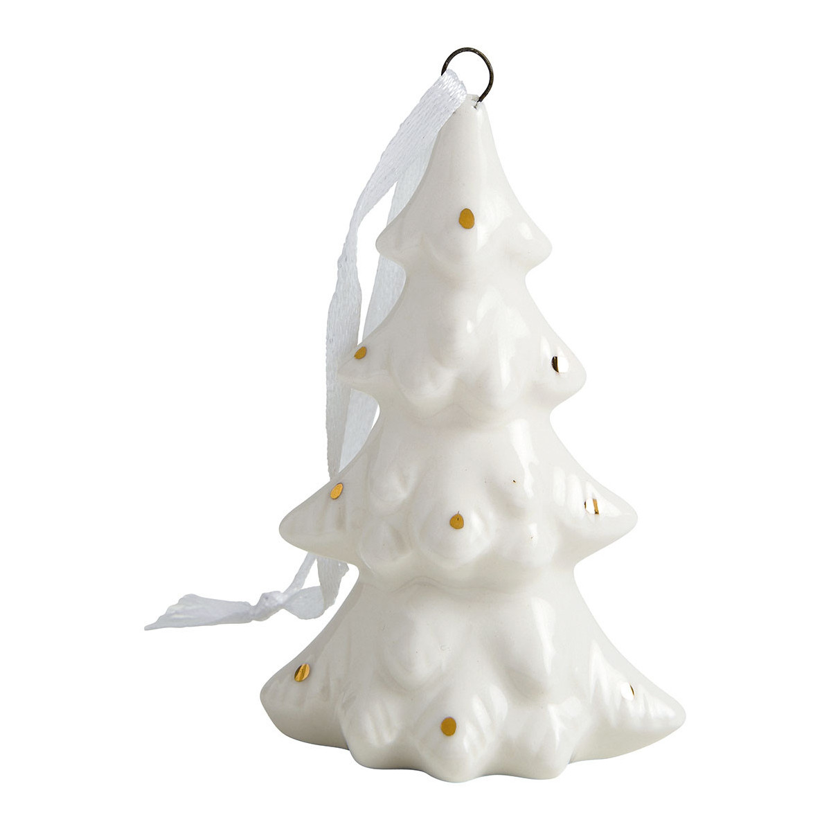 Coffret de 3 sapins à suspendre blanc, MATHILDE M