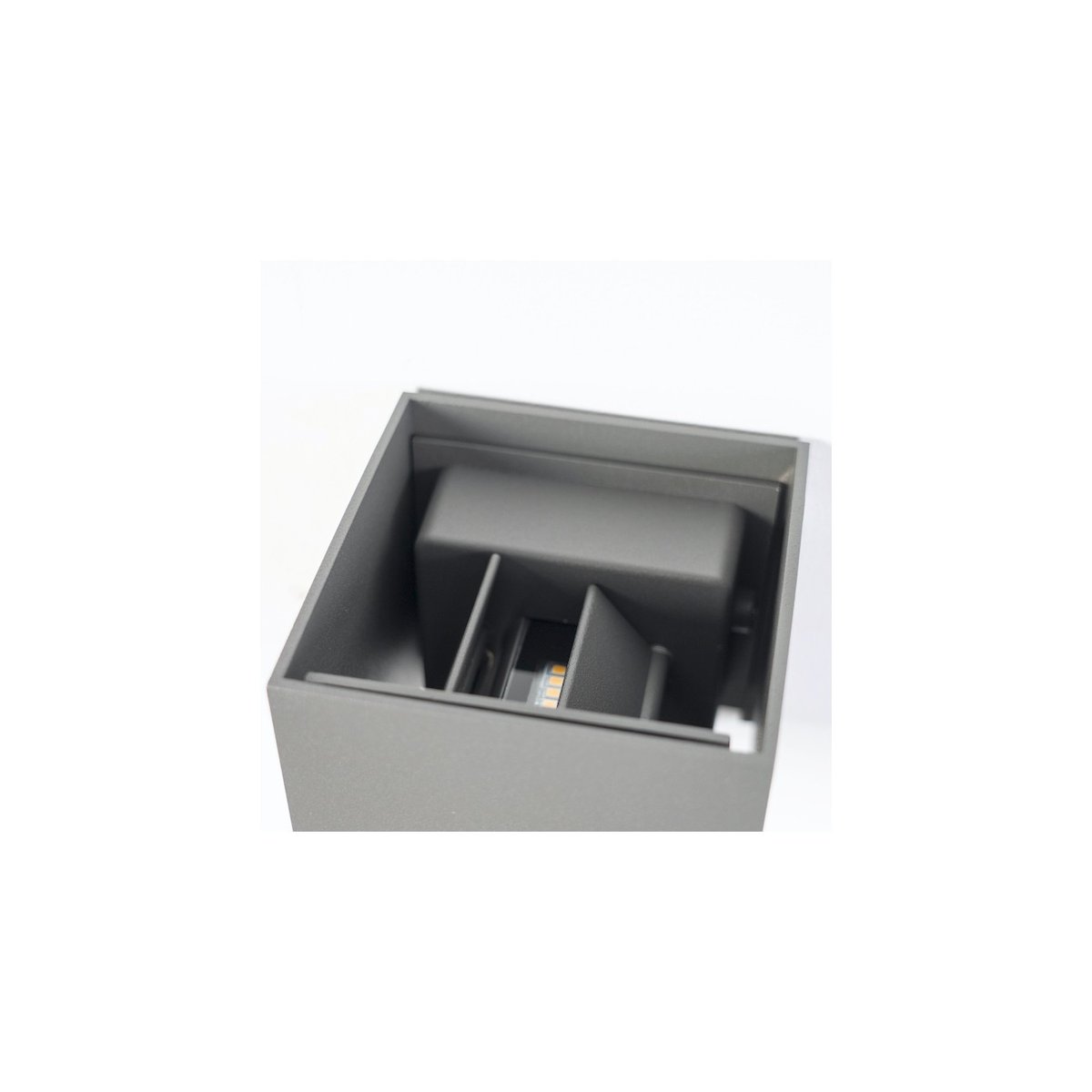 Applique LED réglable grise IP54 - CUBIC gris, KOSILUM