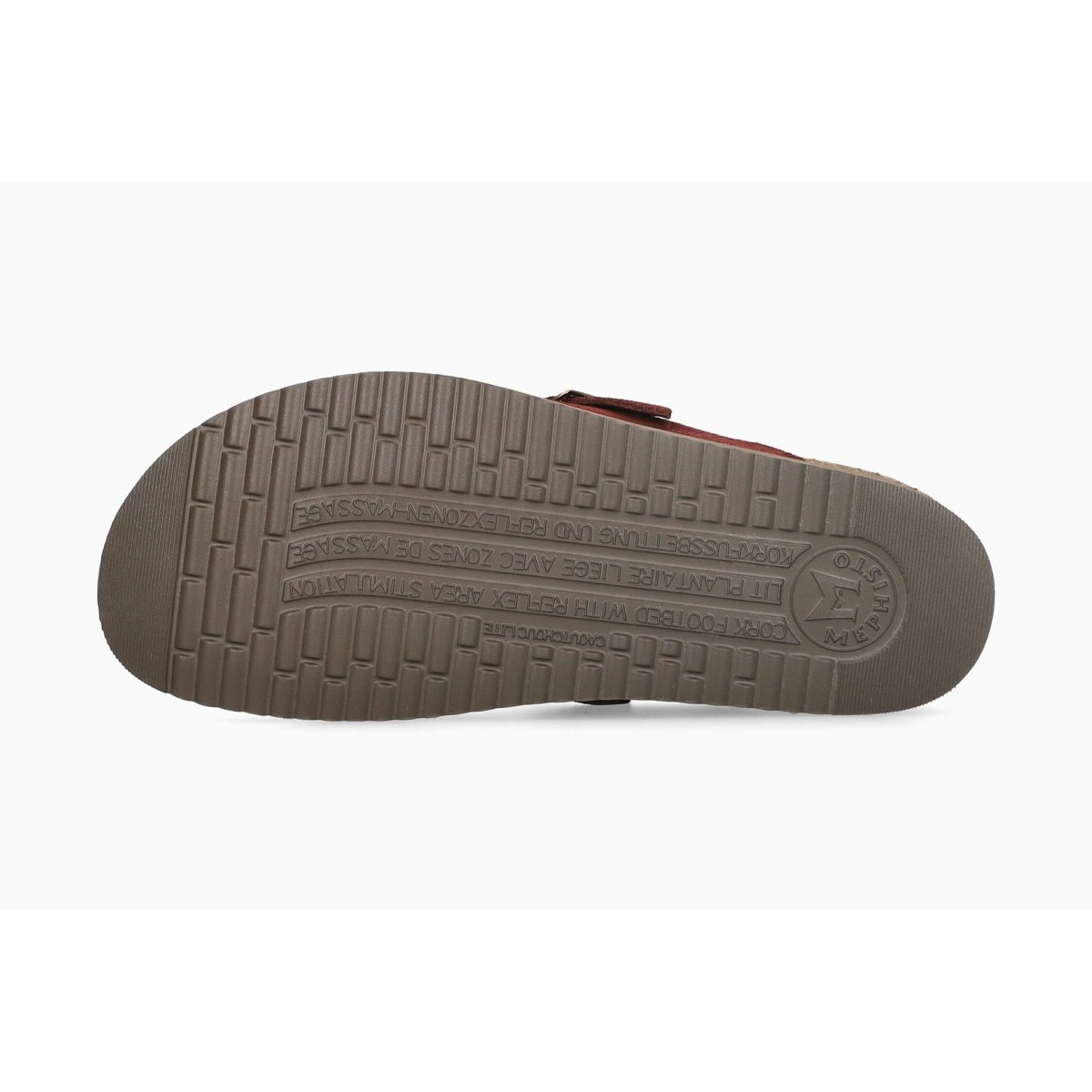 Sandales en cuir HALINA rouge foncé 5148, MEPHISTO