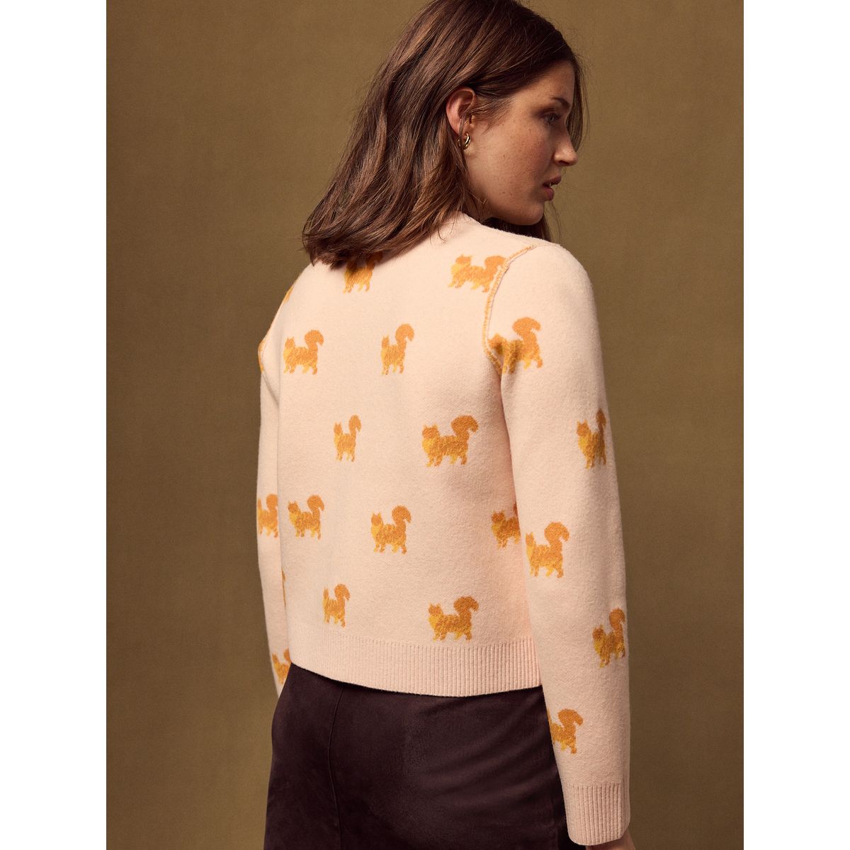 Cardigan col rond ultra-doux chats roses, NEXT
