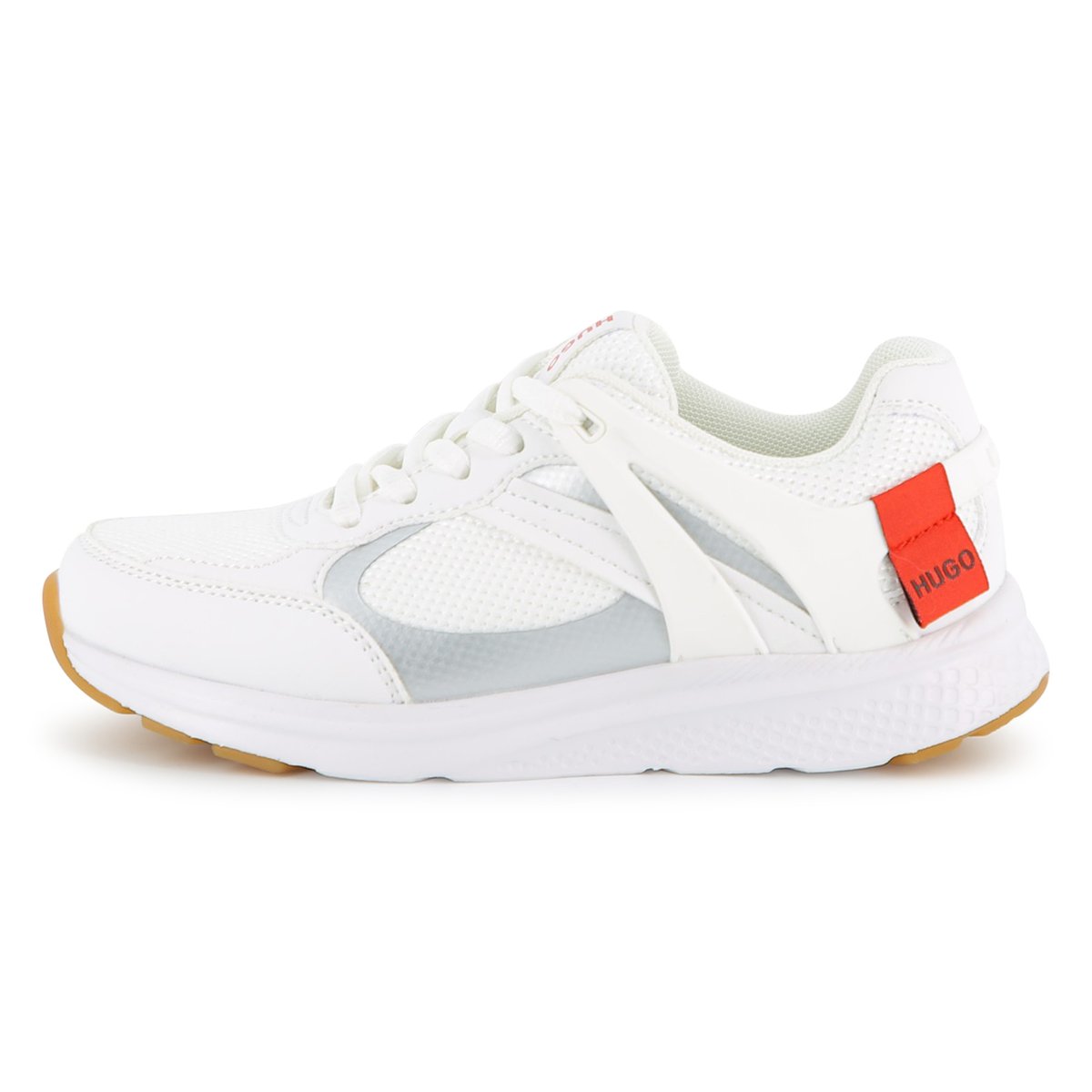 Basket à lacets blanc, HUGO KIDSWEAR