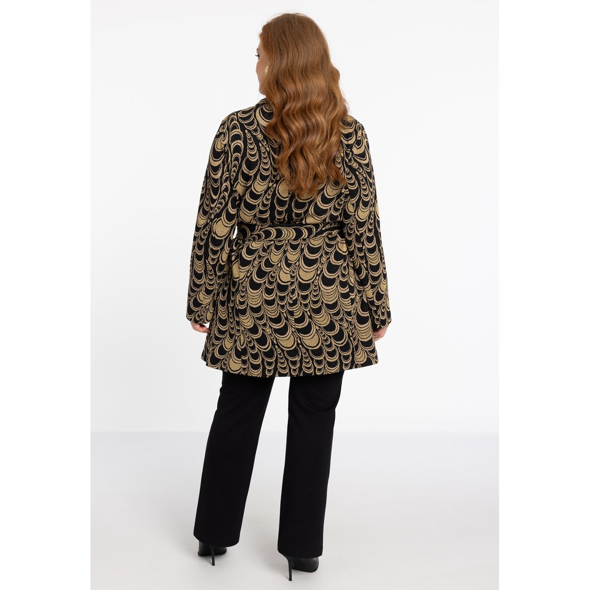 Jacket avec col châle noir, YOEK