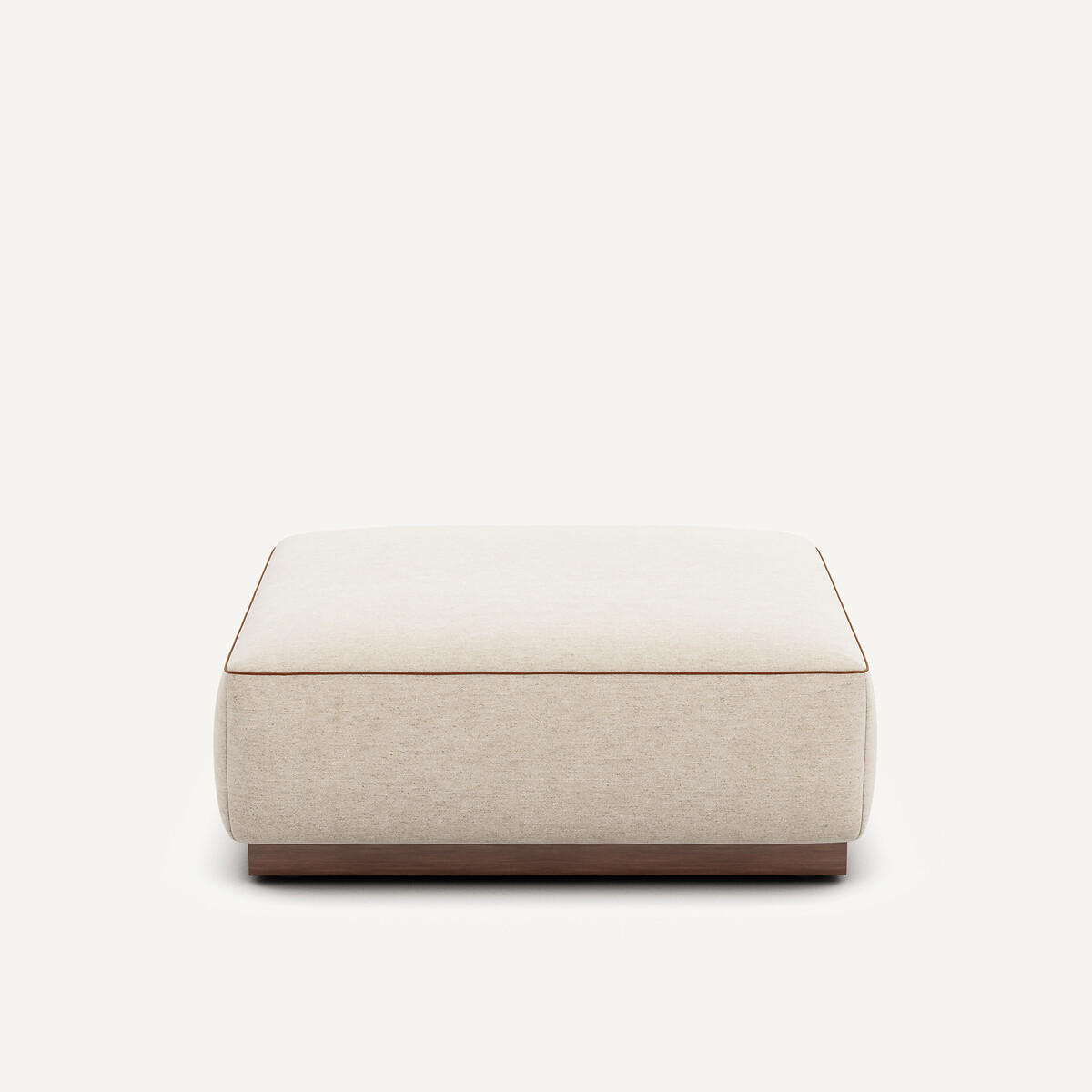 Repose-pieds en toile chinée, JACOPO ivoire, AM.PM