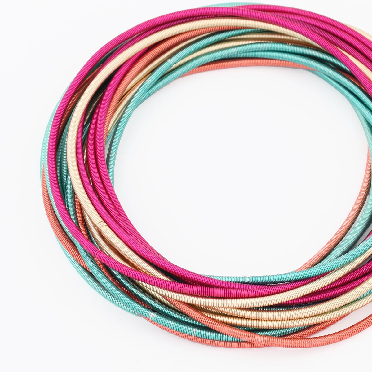 Set de 20 bracelets ressorts multicolores multicolore, BALABOOSTE
